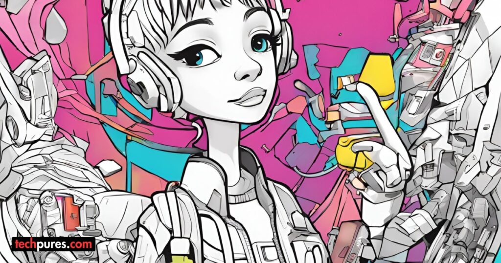  How to Download Glitch Tech Coloring Pages 