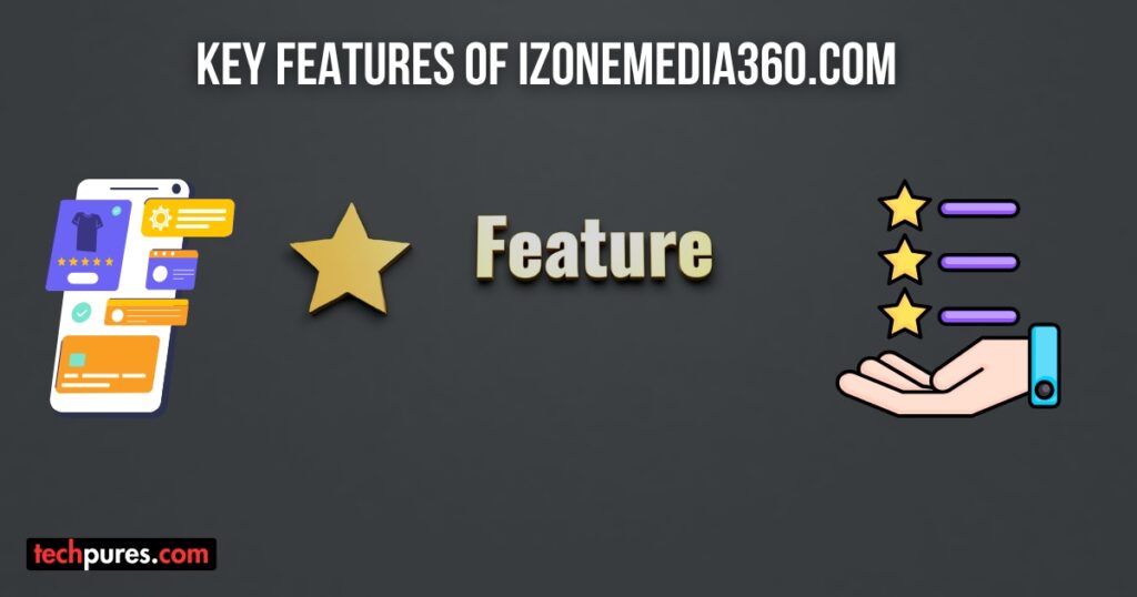 Key Features of izonemedia360.com